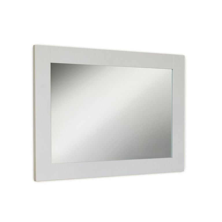 Signature Grey Painted Wall Mirror - Rectangular - 81cm x 111cm