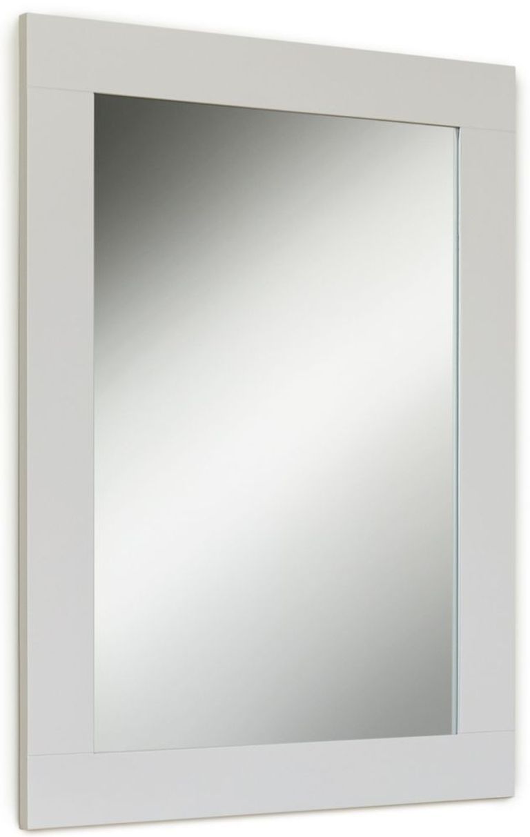 Signature Grey Painted Wall Mirror - Rectangular - 81cm x 111cm