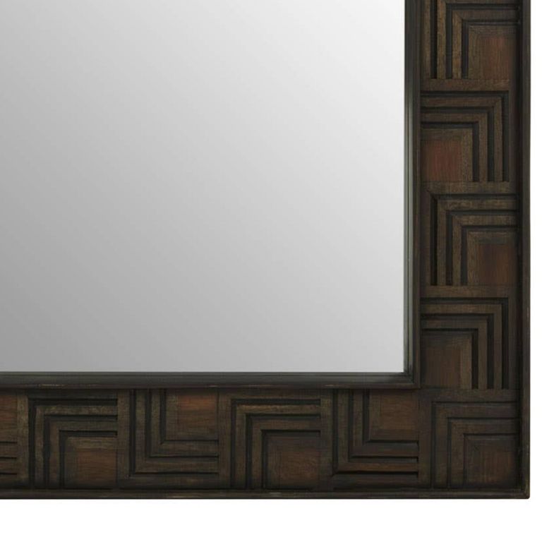 Surak Wall Mirror - Square - Mango Wood