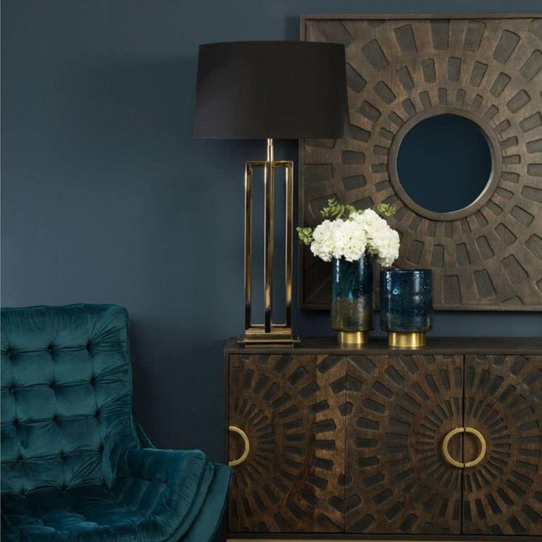 Suri Wall Mirror - Brown Mango Wood - Italian