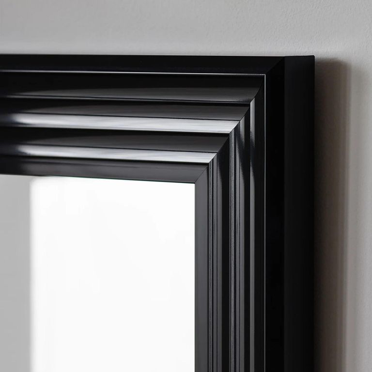 Tokyo Wall Mirror - Rectangular - Tall - Black - 45cm x 115cm