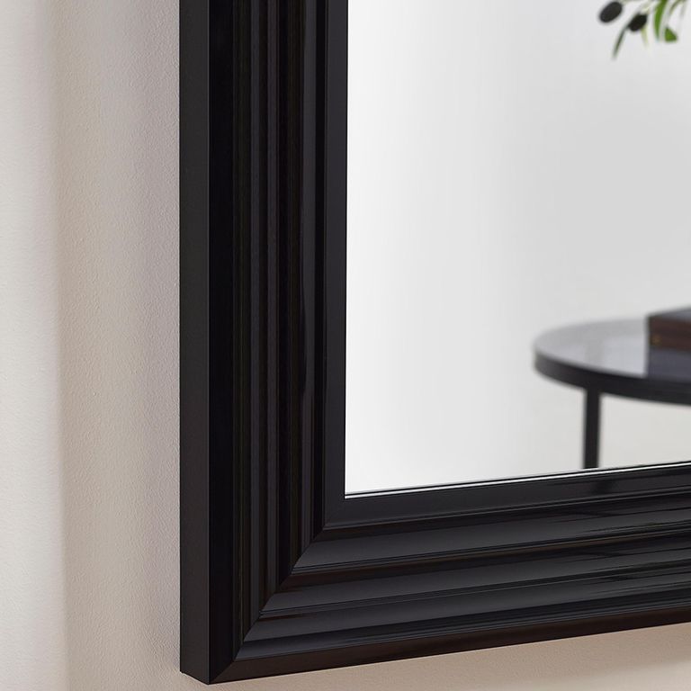 Tokyo Wall Mirror - Rectangular - Tall - Black - 45cm x 115cm