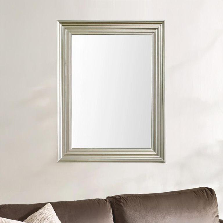 Tokyo Wall Mirror - Rectangular - Small - Pewter - 65cm x 85cm