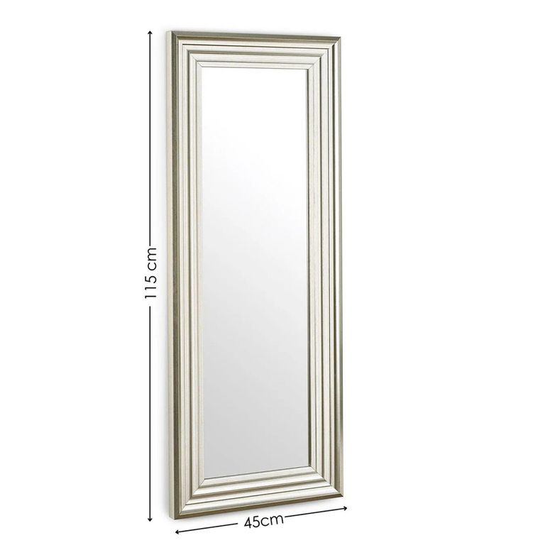Tokyo Wall Mirror - Rectangular - Tall - Pewter - 45cm x 115cm