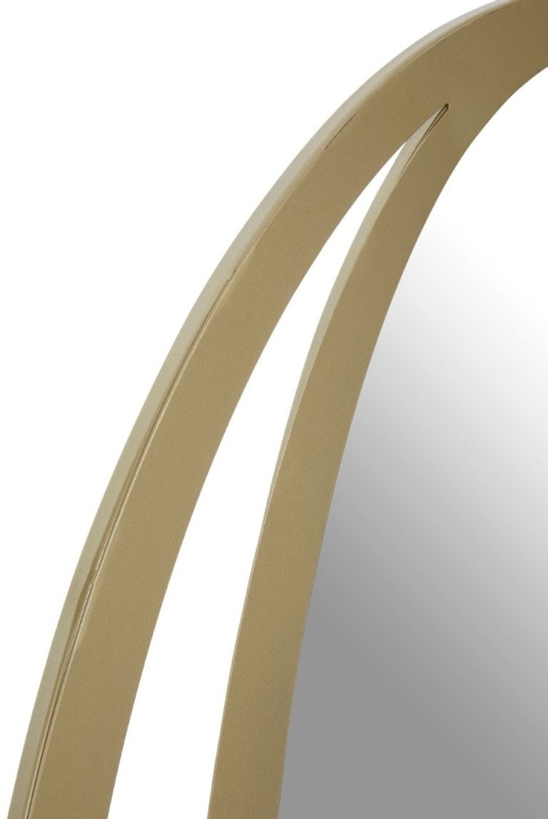 Trento Wall Mirror - Oval - Gold Double Ring Design