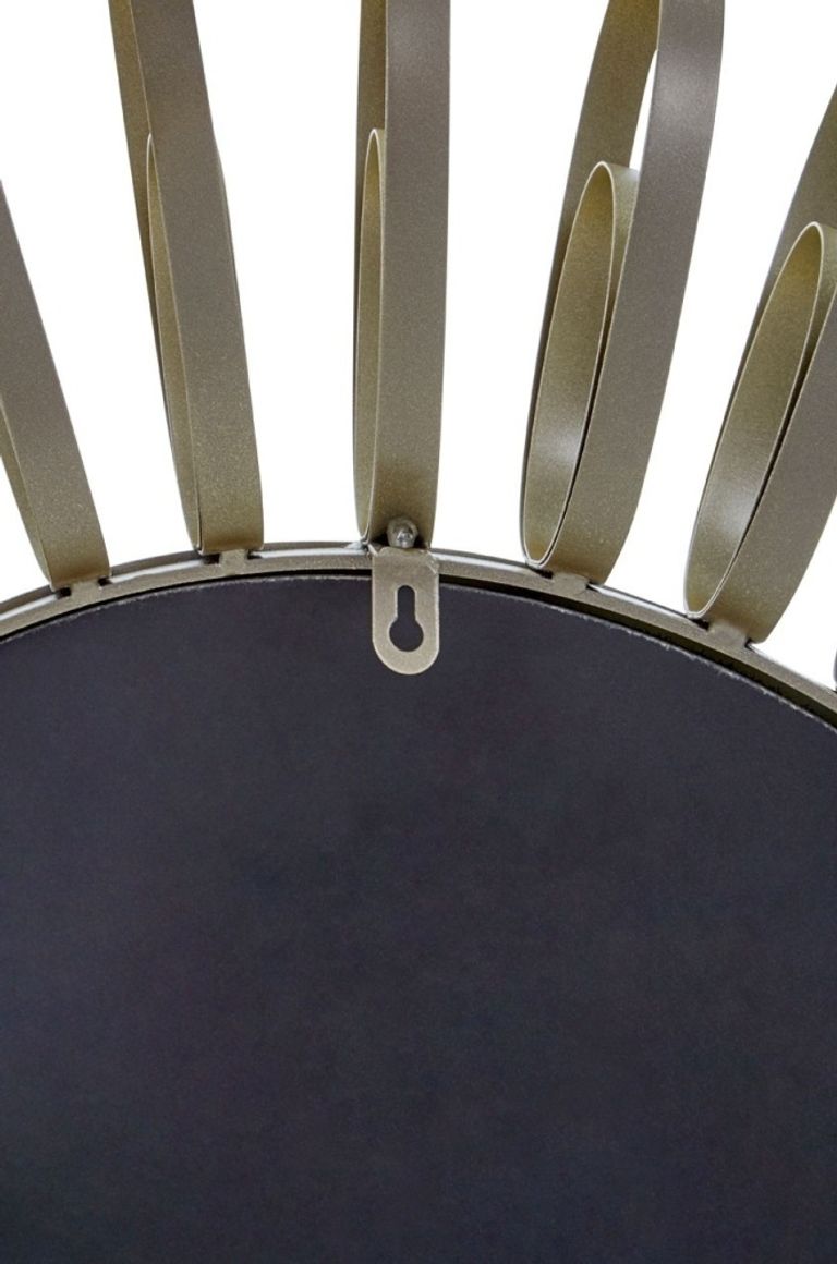 Trento Wall Mirror - Round - Gold Multi Ring Design