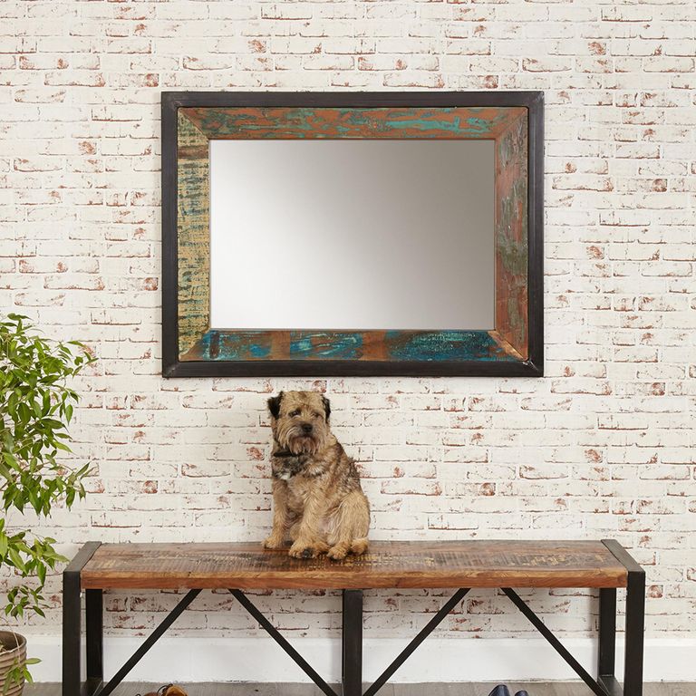 Urban Chic Reclaimed Wall Mirror - Rectangular - 55cm x 150cm