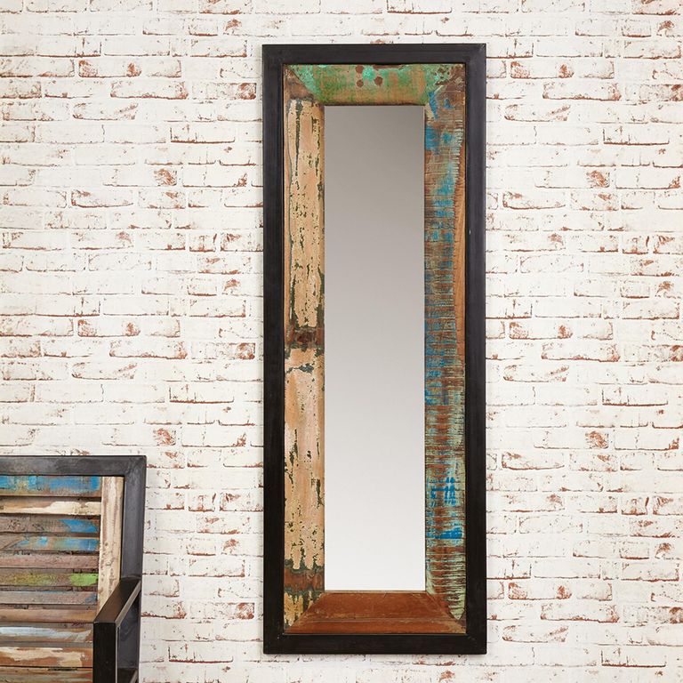 Urban Chic Reclaimed Wall Mirror - Rectangular - 90cm x 120cm