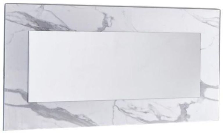 Vittoria White Italian Wall Mirror