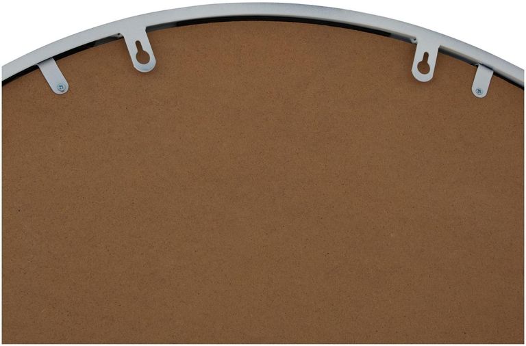 White Wood Large Arched Window Mirror