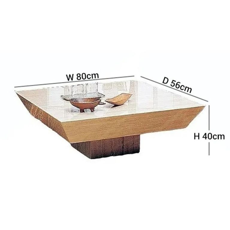 Roma Occasional Table - Angled Edge - Marble - Variation Available
