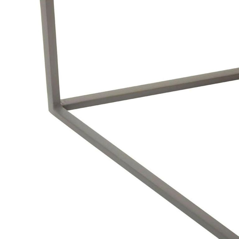 Korba Nest of Tables - Round - Grey and Gold Metal - Set of 3