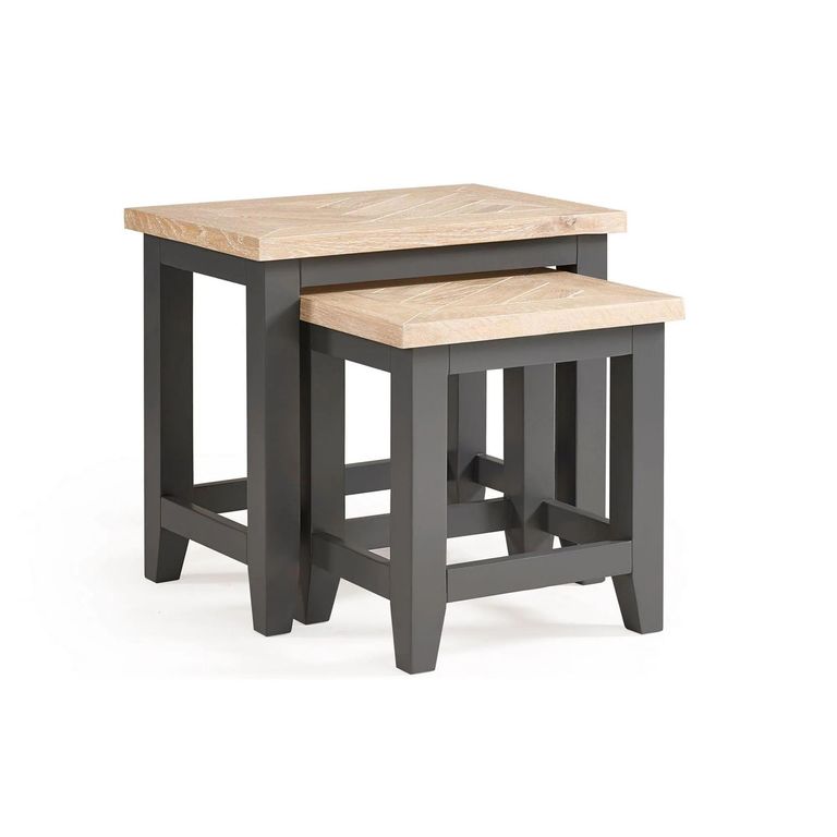 Bordeaux Nest of Tables - Set of 2 - Grey