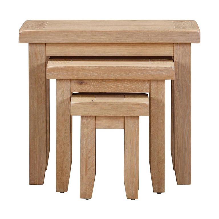 Wilmont Nest of Tables - Set of 3 - Oak
