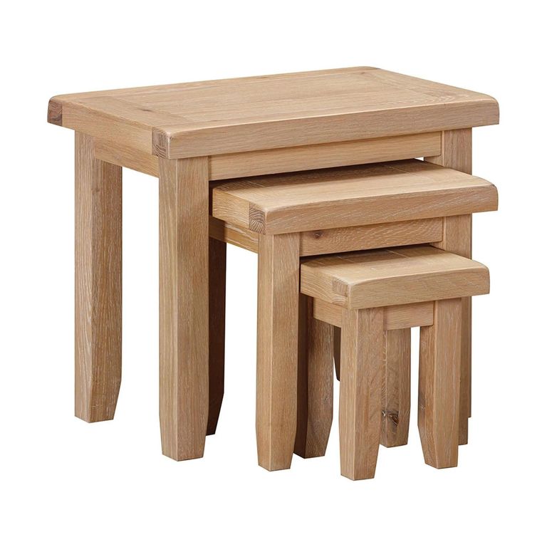 Wilmont Nest of Tables - Set of 3 - Oak