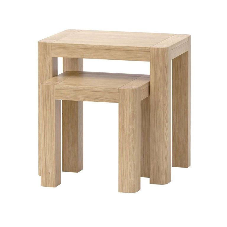 Carly Nest of Tables - 2 - Oak