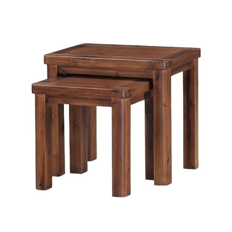 Andorra Nest of Tables - Set of 2 - Dark Acacia