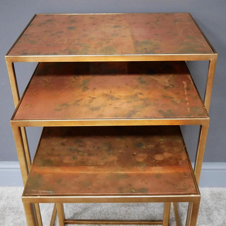 Nest of Tables - Copper - Set of 3