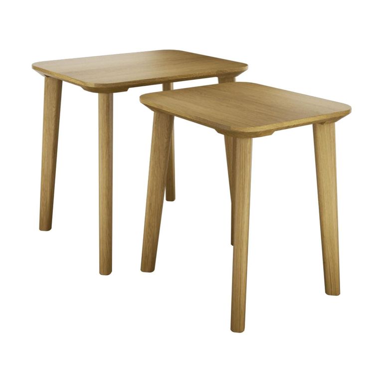 Scandic Nest of Tables - Set of 2 - Oak