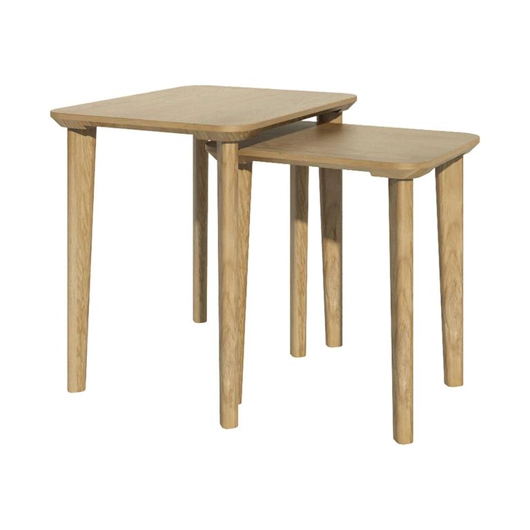 Scandic Nest of Tables - Set of 2 - Oak