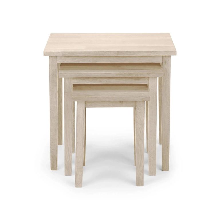 Cleo Nest of Tables - Set of 3 - White Washed