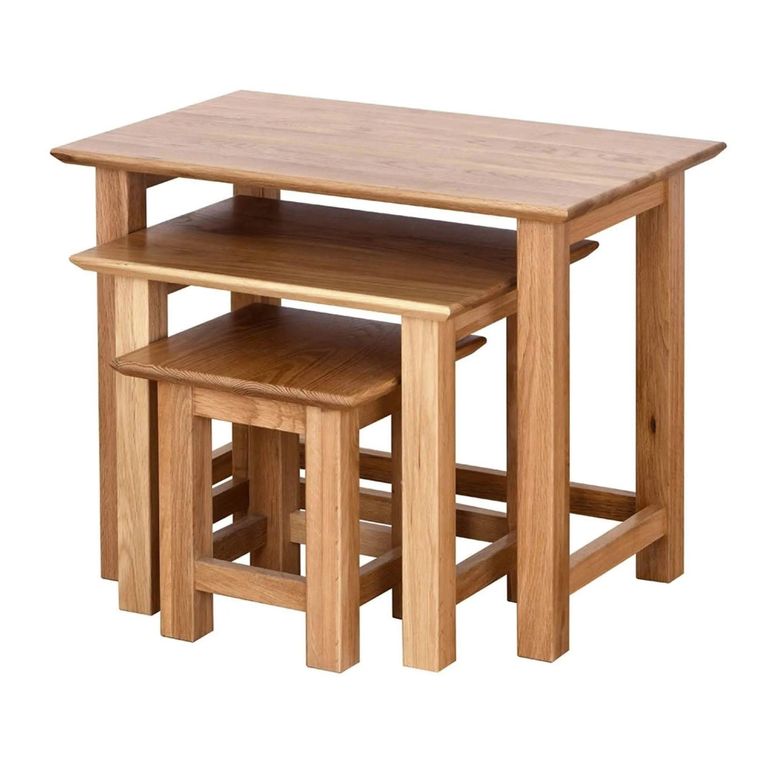 Nimbus Nest of Tables - Set of 3 - Oak