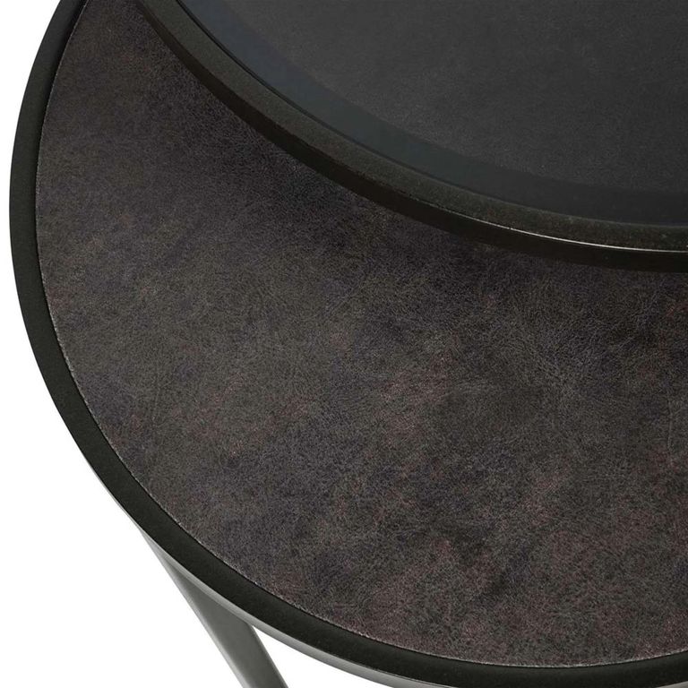 Turner Nest of Tables - Slate Effect - Round - Set of 2