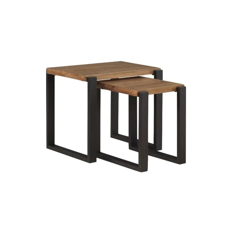 Pembroke Nest of Tables - Set of 2 - Rustic Pine