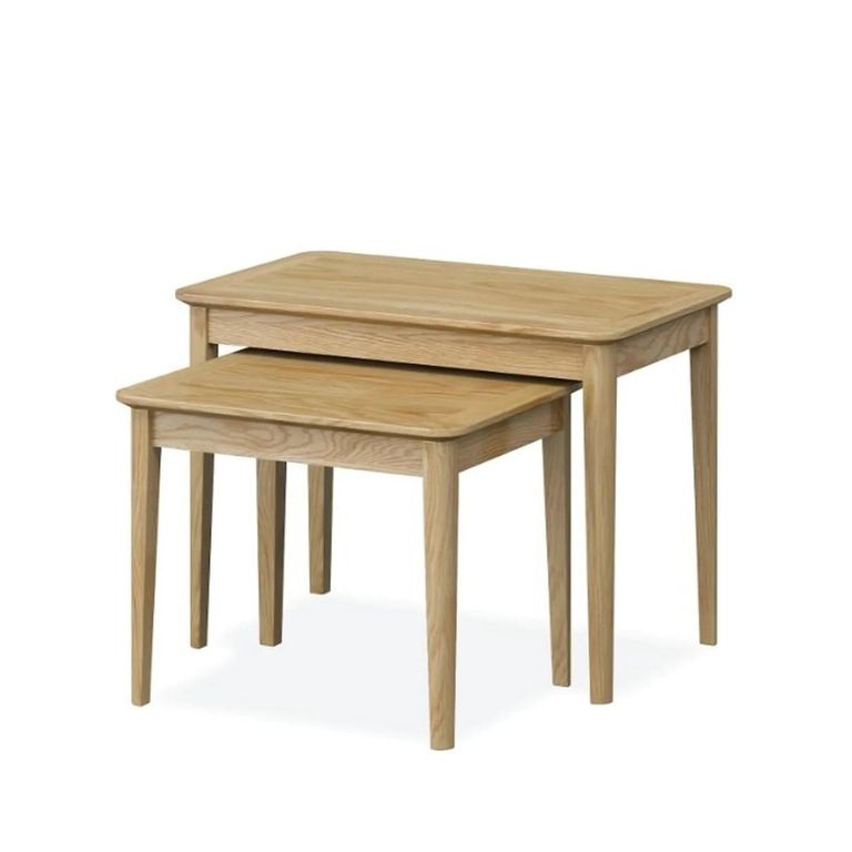 Bath Nest of Tables - Set of 2 - Oak