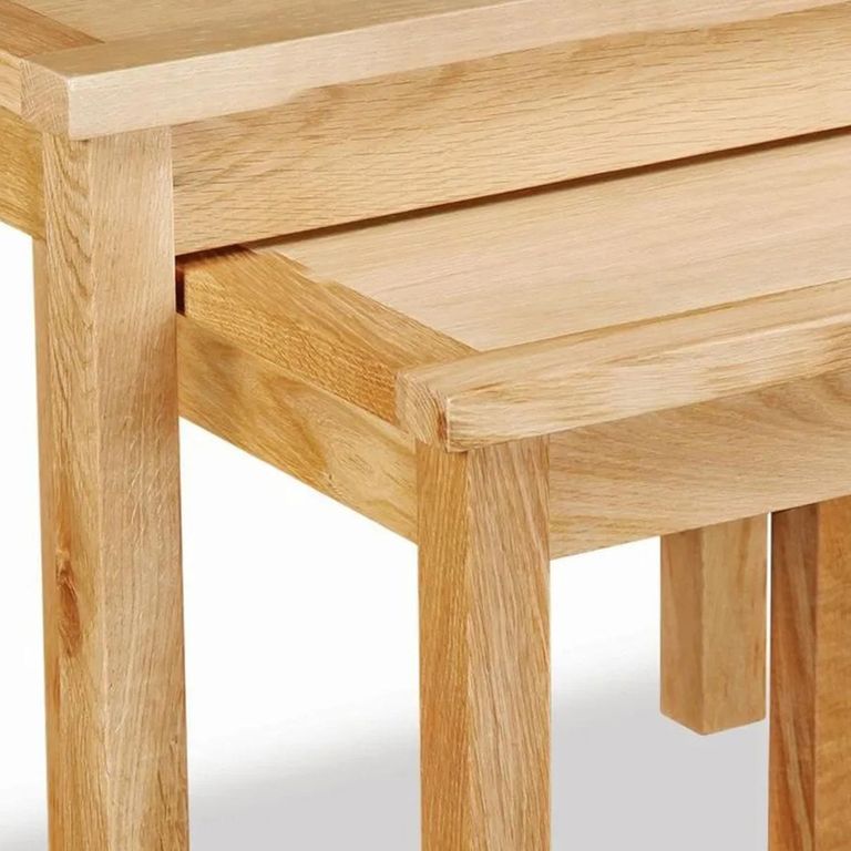 New Trinity Nest of Tables - Set of 2 - Natural Oak