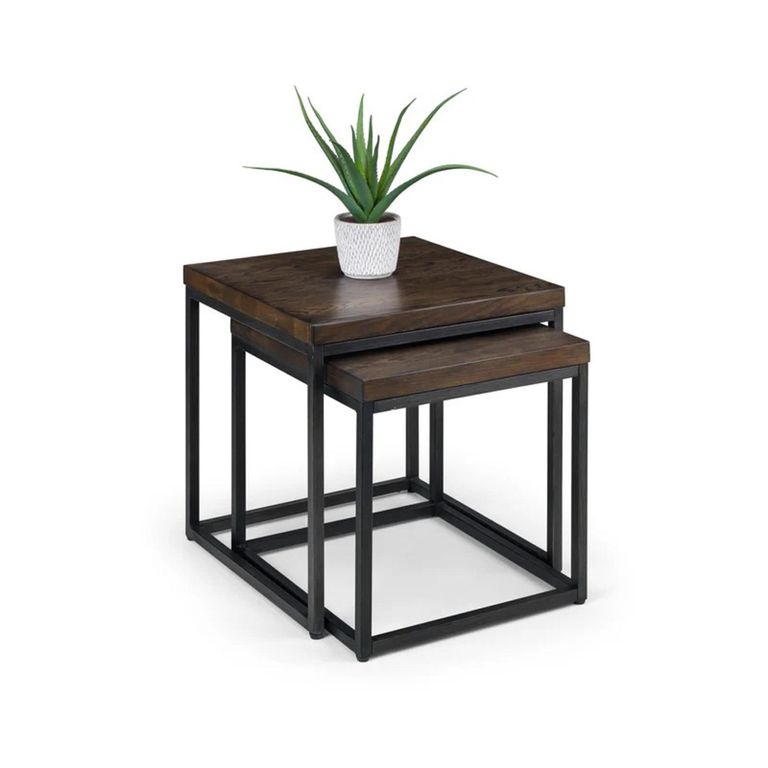 Brooklyn Nest of Tables - Set of 2 - Dark Oak