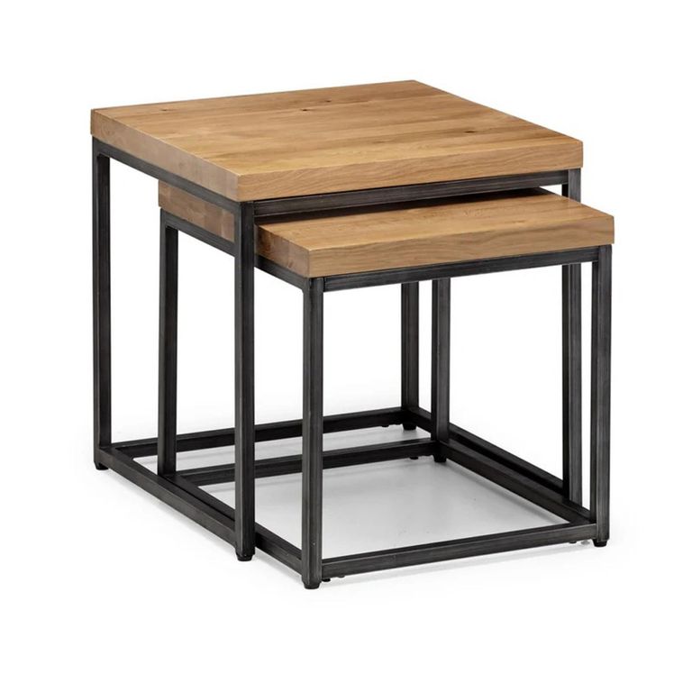 Brooklyn Nest of Tables - Set of 2 - Oak