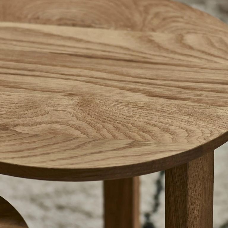 Nidri Nest of Tables - Set of 3 - Oak - Round