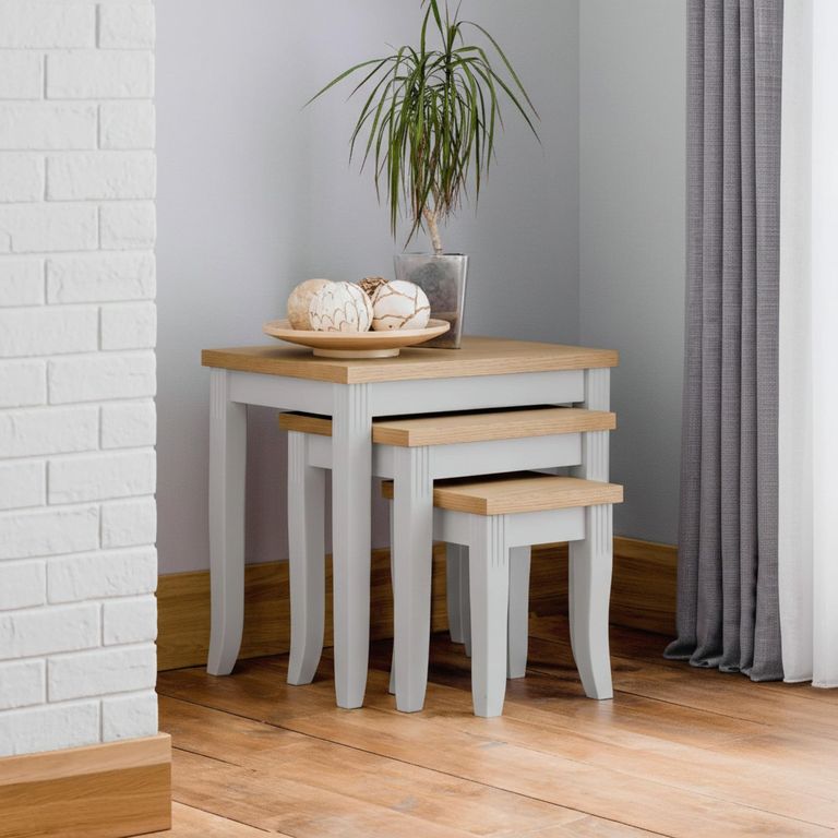 Davenport Nest of Tables - Set of 3 - Grey