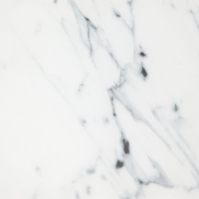 Alisma Nest of Tables - Set of 2 - White Marble Effect and Gold