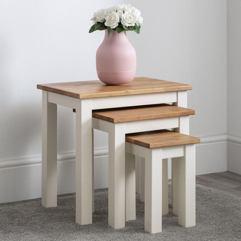 Coxmoor Nest of Tables - Set of 3 - Ivory