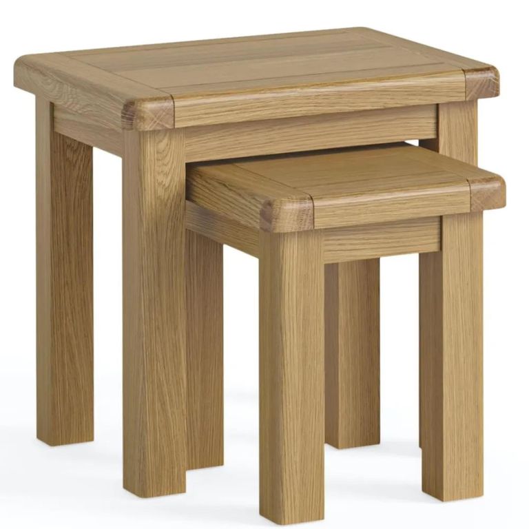 Normandy Nest of Tables - Set of 2 - Oak