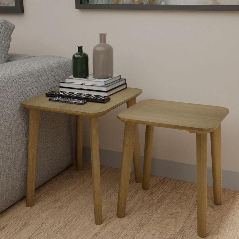 Scandic Nest of Tables - Set of 2 - Oak