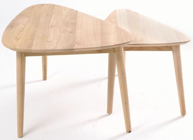 Shoreditch Wooden Nest of 2 Tables