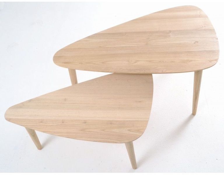 Shoreditch Wooden Nest of 2 Tables