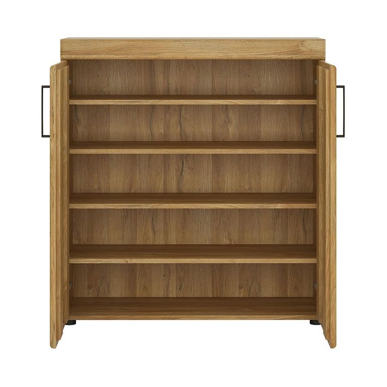 Cortina Shoe Cabinet - 2 Door - Oak
