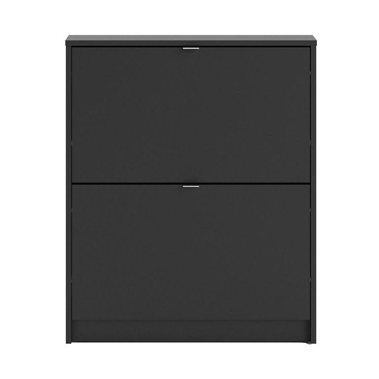 Shoe Cabinet - 2 Drawer - Black
