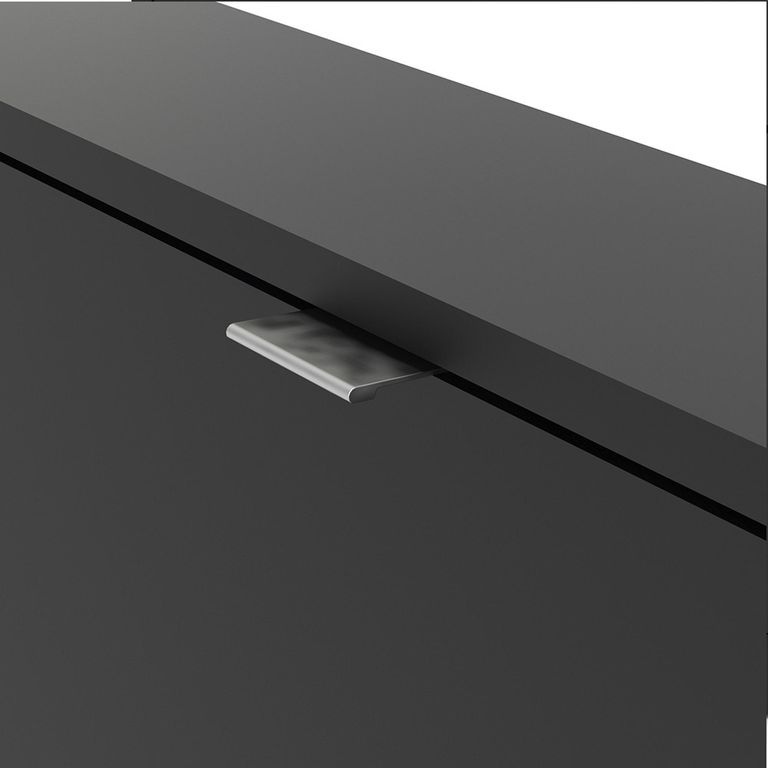 Shoe Cabinet - 2 Drawer - Black