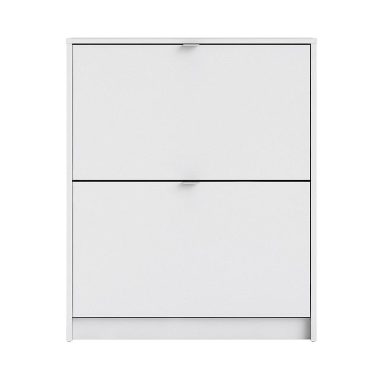 Shoe Cabinet - 2 Drawer - White