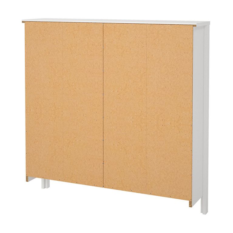 Barcelona Shoe Cabinet - 4 Drawer - White