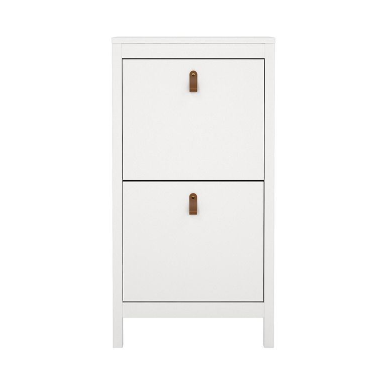 Barcelona Shoe Cabinet - 2 Door - White