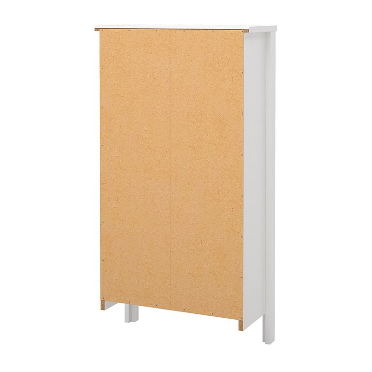 Madrid Shoe Cabinet - 2 Drawer - Door - White