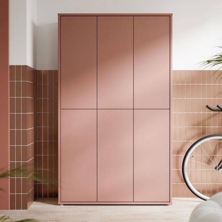 Alice Springs Shoe Cabinet - 6 Door - Terracotta