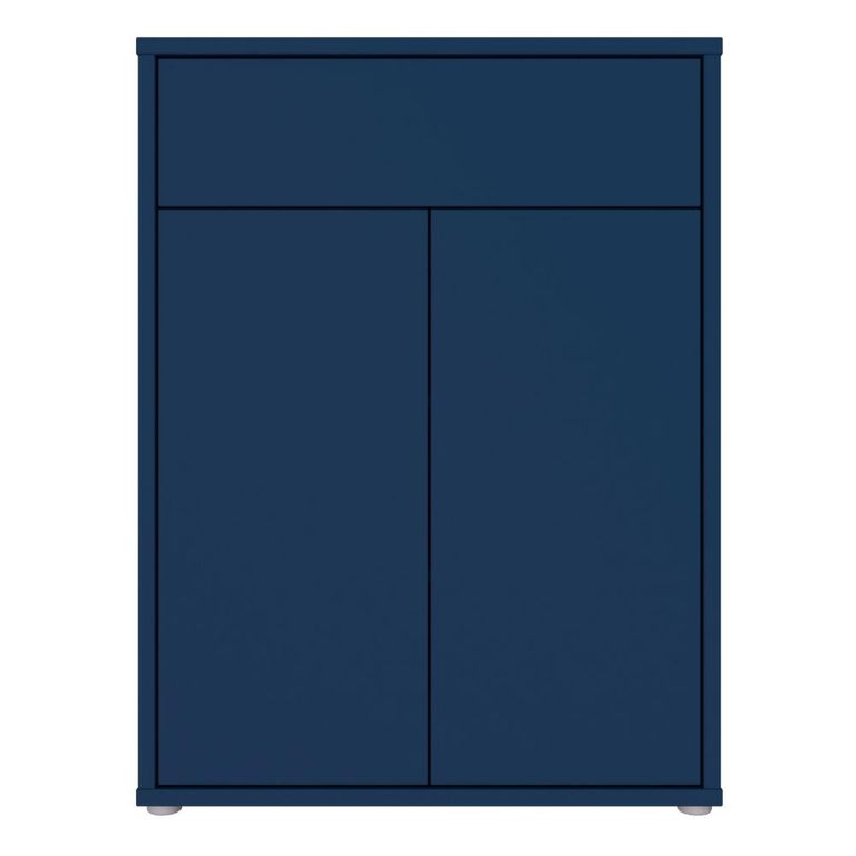 Alice Springs Shoe Cabinet - 2 Door - 1 Drawer - Compact - Night Blue