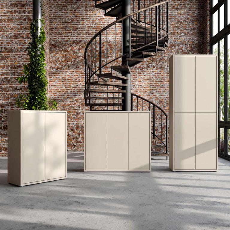 Alice Springs Shoe Cabinet - 2 Door - Sand